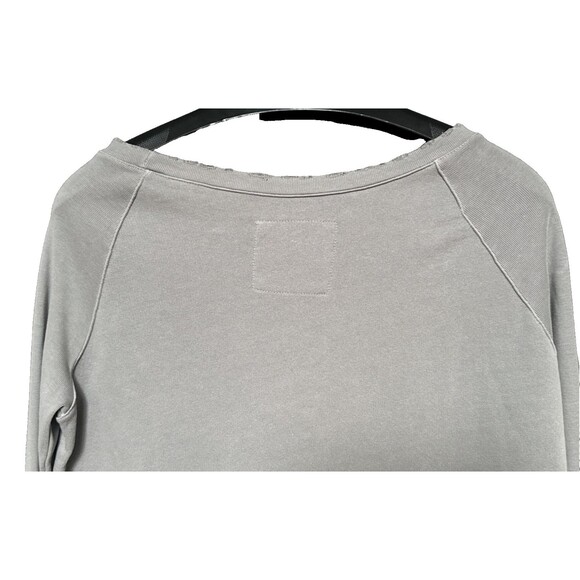 Frank & Eileen Size Large Tee Lab Asymmetric Sweatshirt Carbon Gray Cotton - Picture 9 of 11